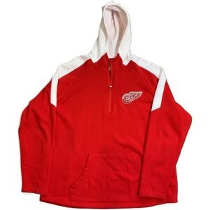 NHL Detroit Red Wings Pullover Hoodie Unisex Size Extra Large Athleisure Sporty‎
